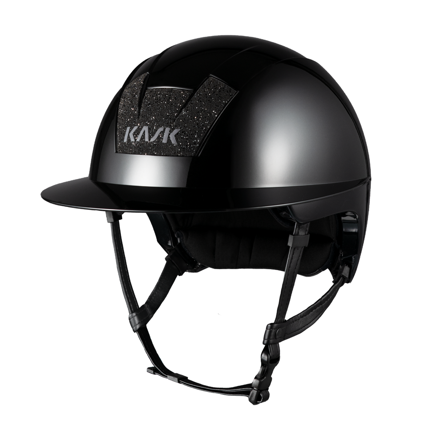 KASK Kooki Lady Black Shine Swarovski - Cavalo